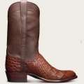 Tecovas Free Shipping Men's The Austin-Walnut Alligator Tecovas Free Shipping Men's The Austin-Walnut Alligator