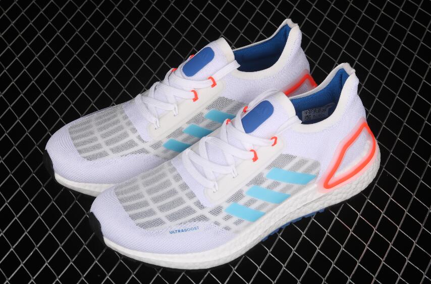 Latest Drops Men’s Adidas Ultra Boost S.RDY White Blue Volt Red FY3470 ...